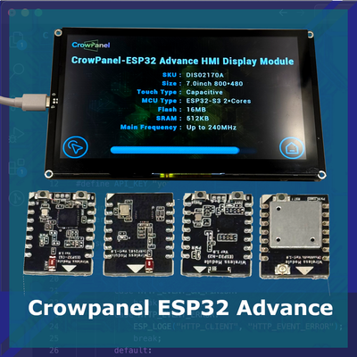Обзор CrowPanel Advance 7 HMI: Профессиональный дисплей на ESP32