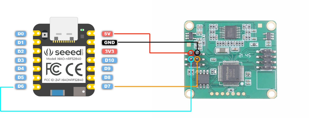 MR24HPB1 Wiring with ESP32