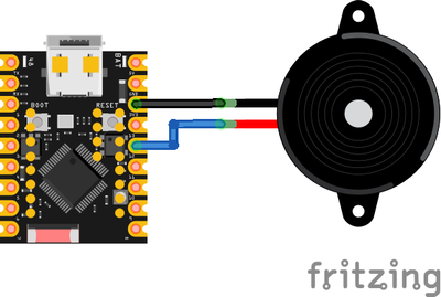 Схема подключения ESP32-S3 Super Mini с зуммером