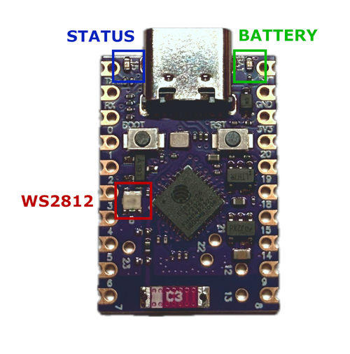 ESP32-C6 Super Mini LEDs