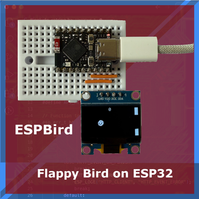 Создание игры ESP Bird на OLED-дисплее SSD1306 и ESP32