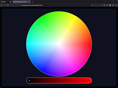 Инициализированный Color Picker